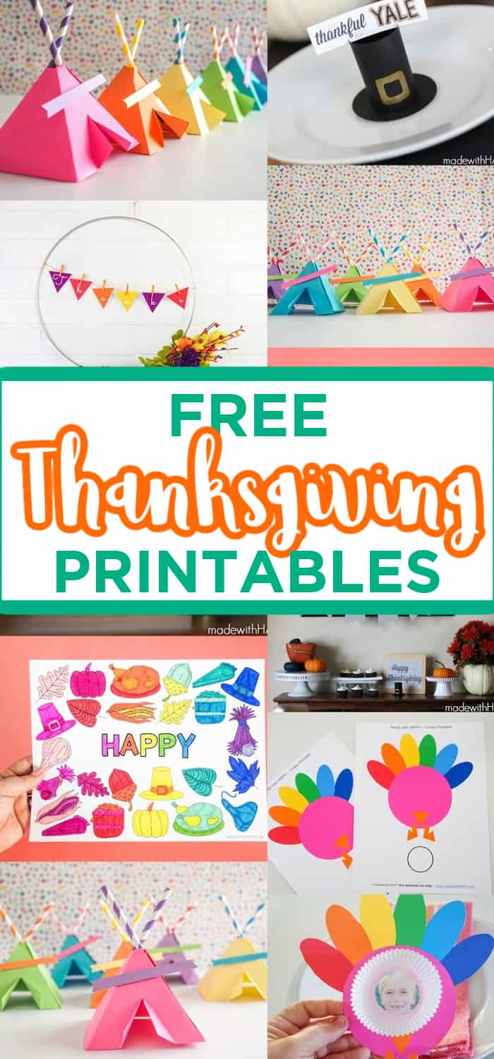Free Thanksgiving Printable