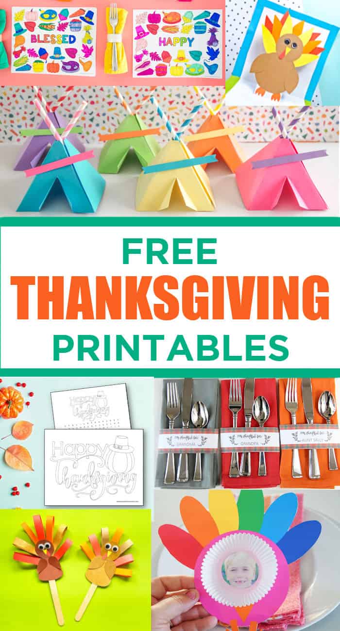 printable thanksgiving crafts