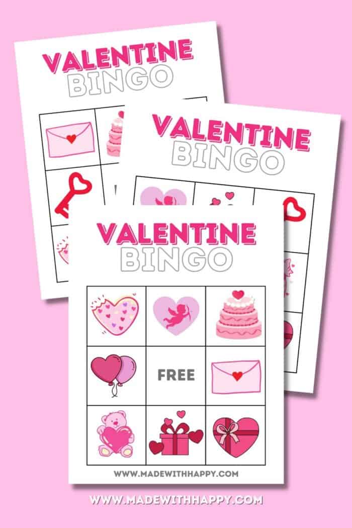 Free Pritnable Valentines Bingo