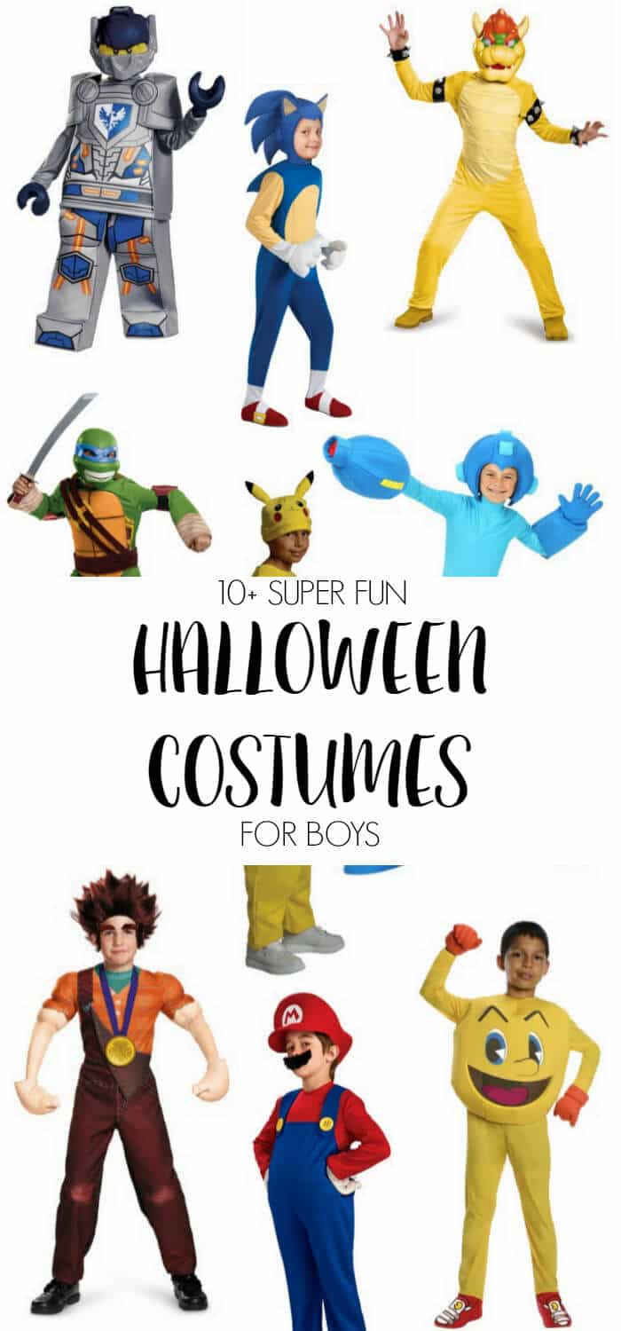 10+ Halloween Costumes For Boys Easy Video Game Costumes