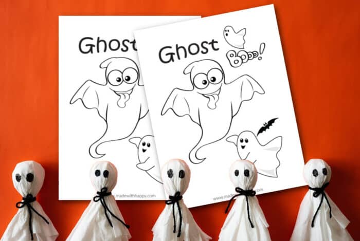 halloween ghost coloring pages