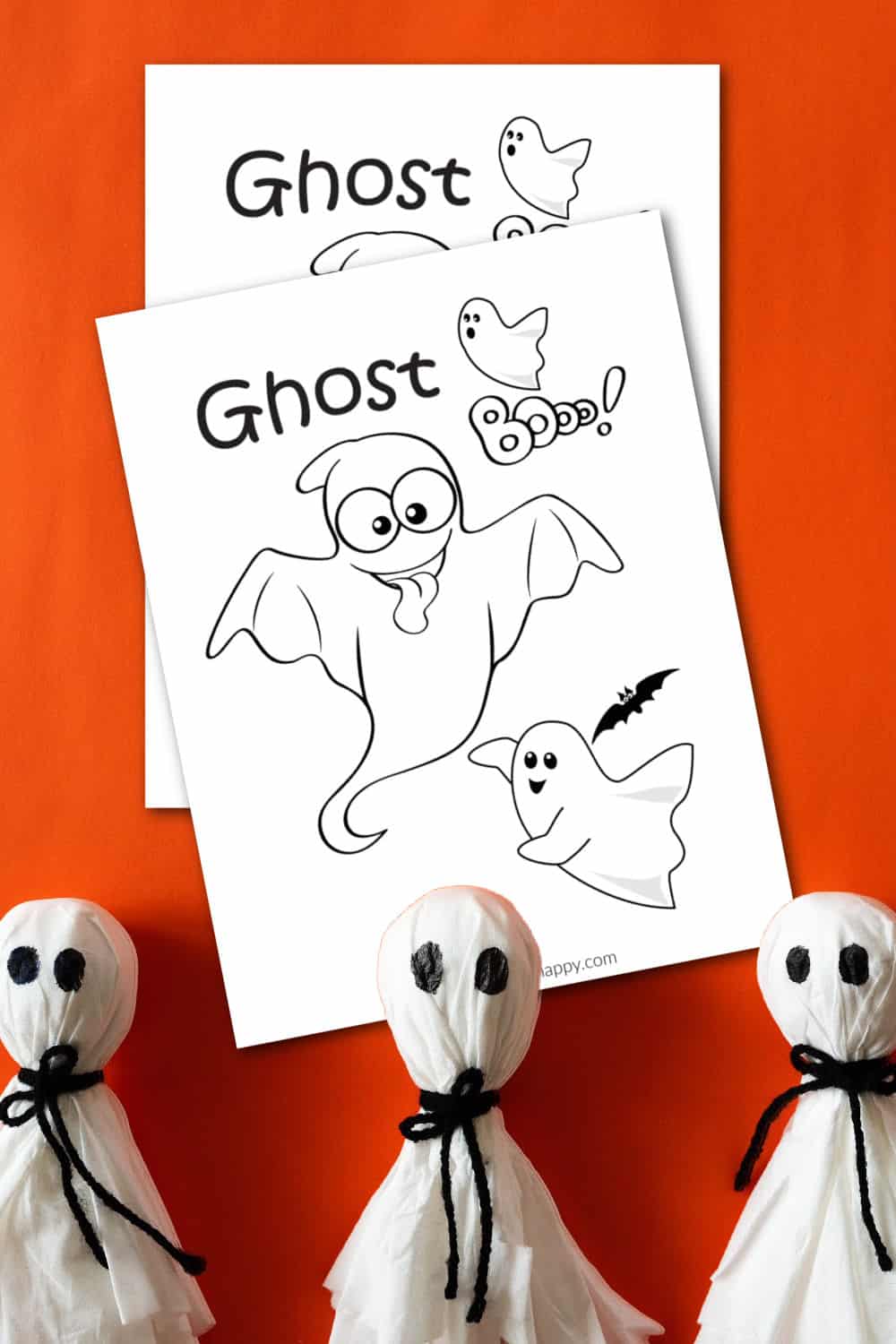 Ghost Coloring Page