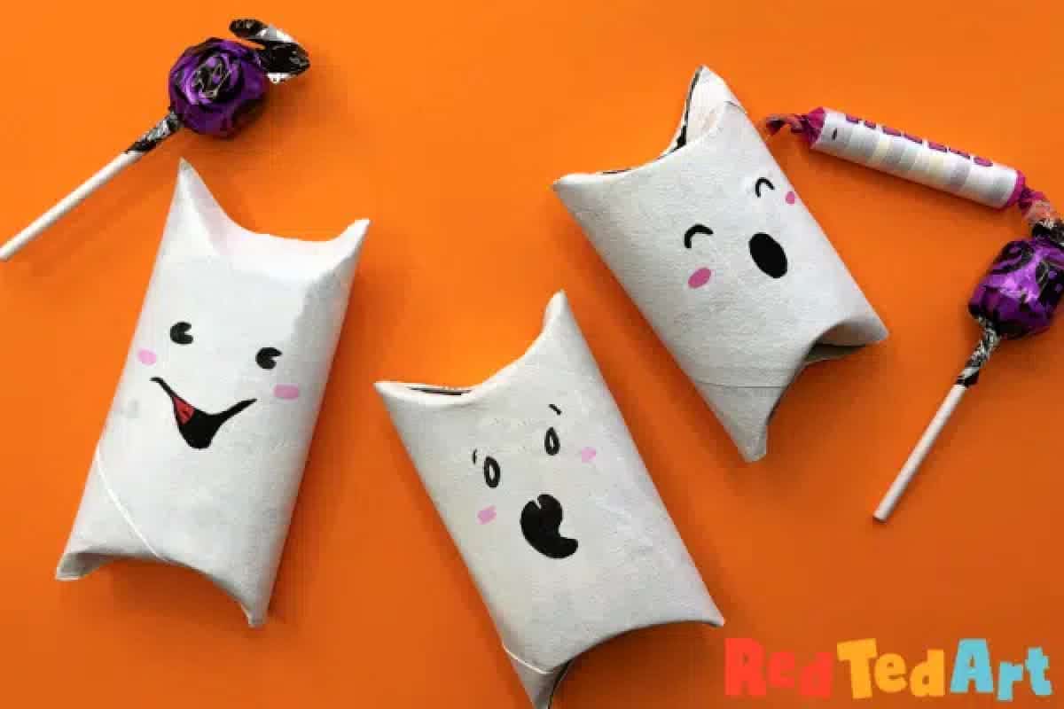 Ghost Toilet Roll Favor Boxes