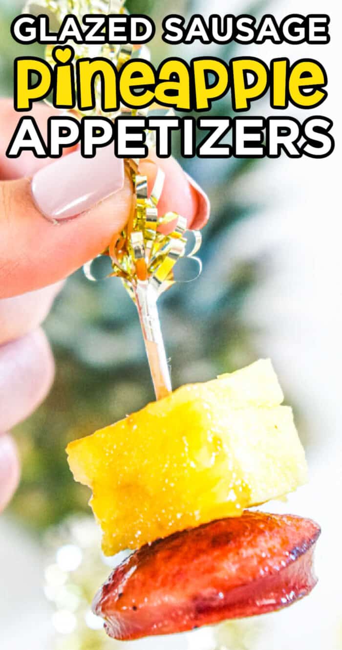 kielbasa pineapple bites