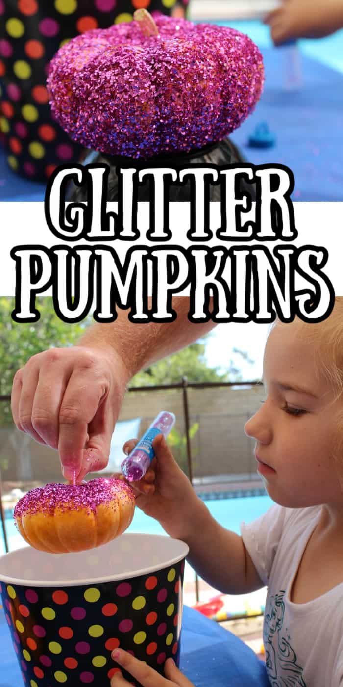 Glitter Pumpkins