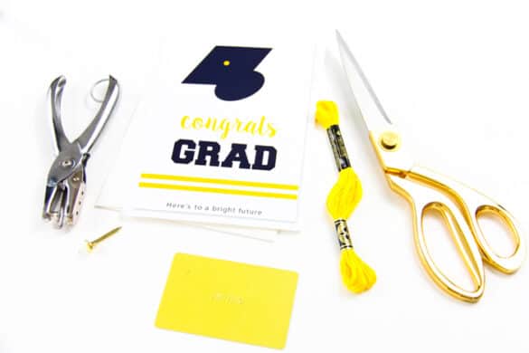 FREE Printable Graduation Card with Tassel - Made with Happy