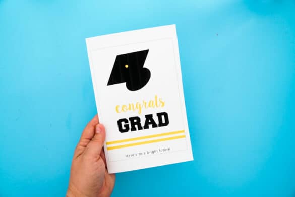 FREE Printable Graduation Card with Tassel - Made with Happy