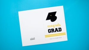 FREE Printable Graduation Card with Tassel - Made with Happy