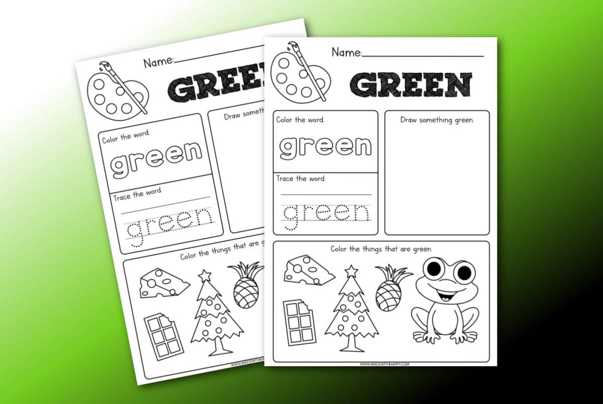 Green Worksheet