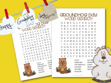 Groundhogs Day Word Search Printable