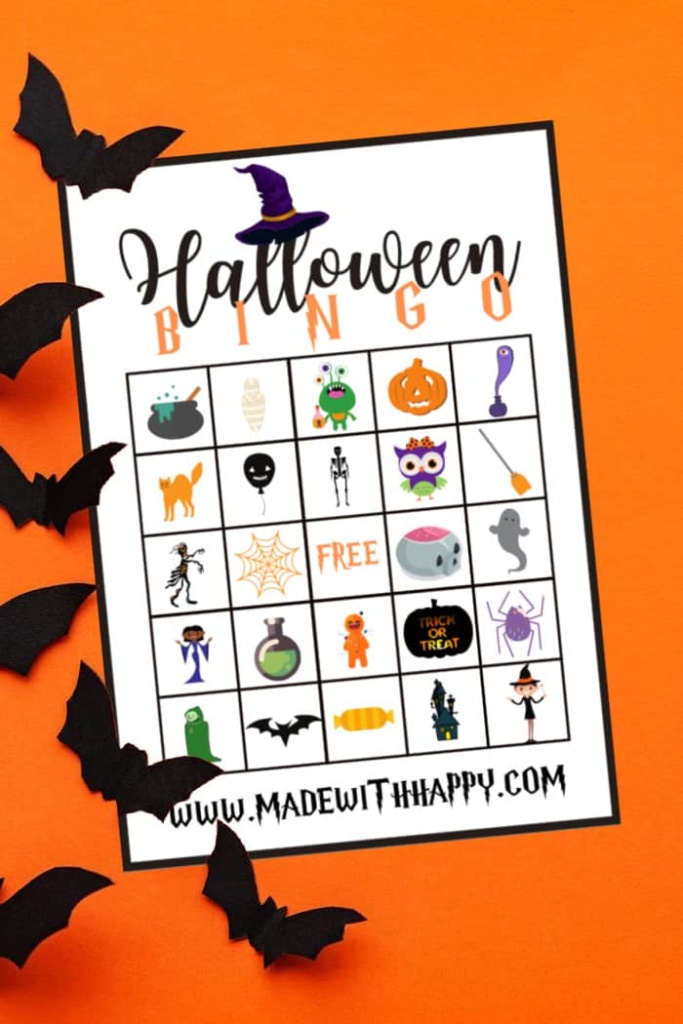 Free Printable Halloween Bingo Cards and Calling Card