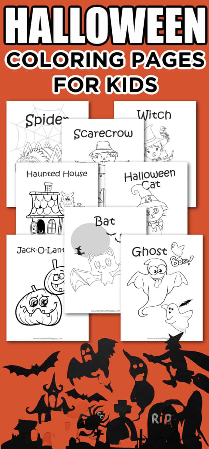 Coloring Page for Kids for Halloween