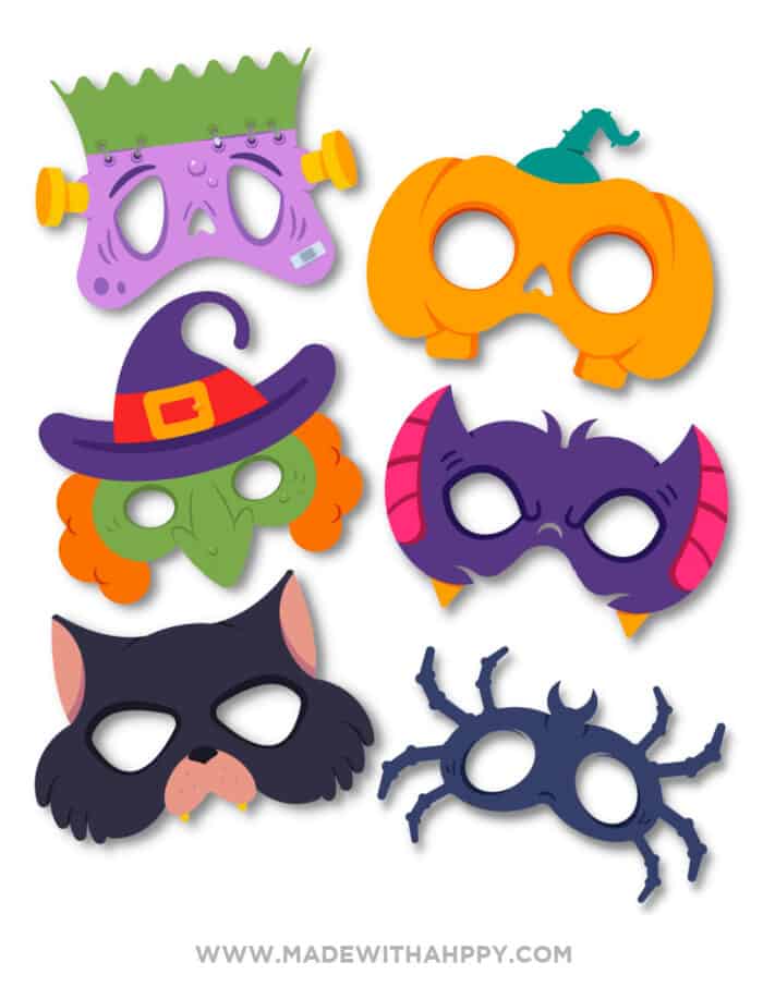 Halloween Masks Printables