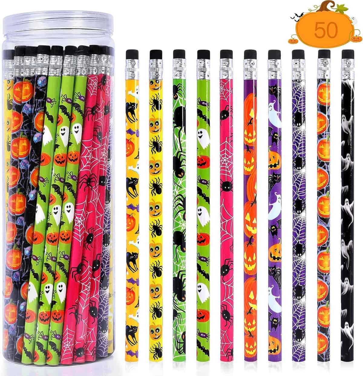 Fun Halloween Pencils for a witchy word search