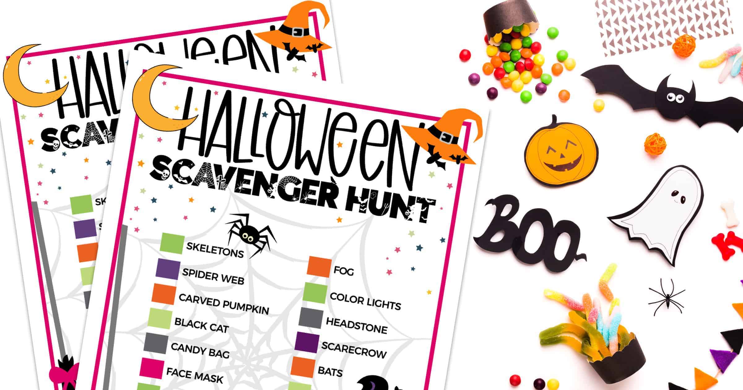 Halloween Scavenger Hunt for kids