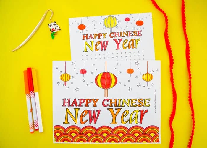 Happy Chinese New Year Activities For Kids - Made With Happy