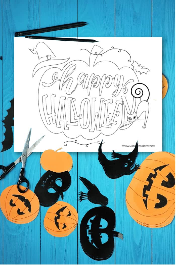 Free Printable Halloween coloring page