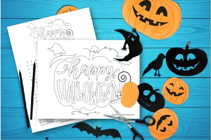 happy halloween coloring sheets 