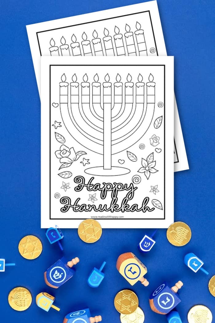Hanukkah Coloring Pages