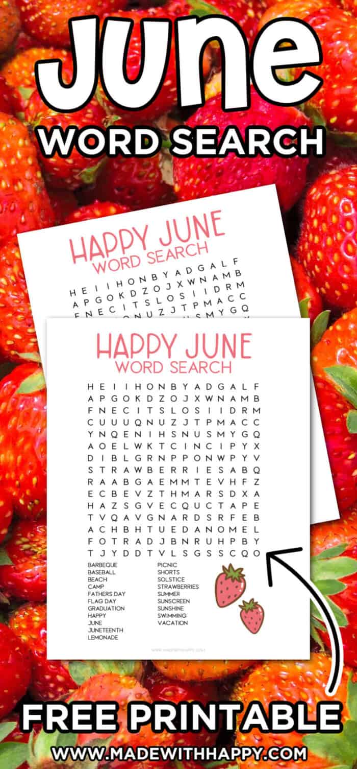 word search june