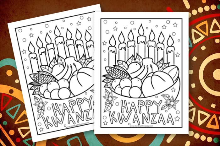 Free Printable Kwanzaa Coloring Page for Kids