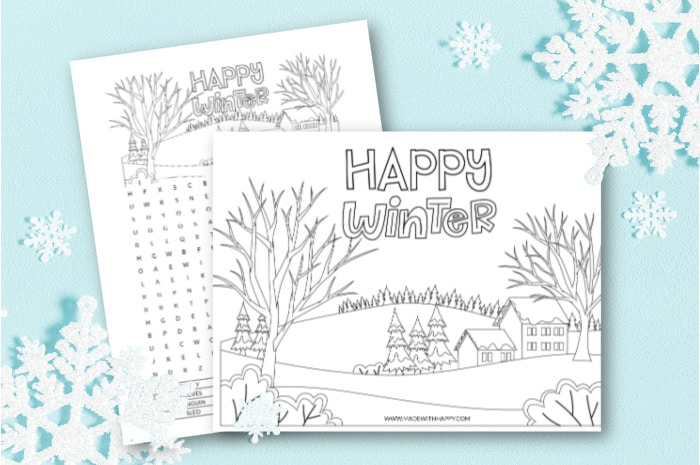 Winter Coloring Pages