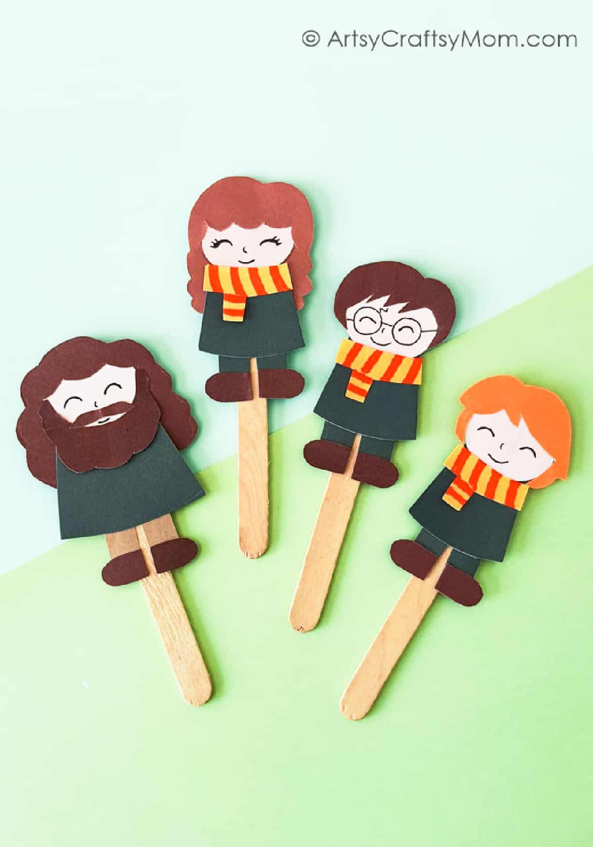 Harry Potter Bookmarks Craft Stick