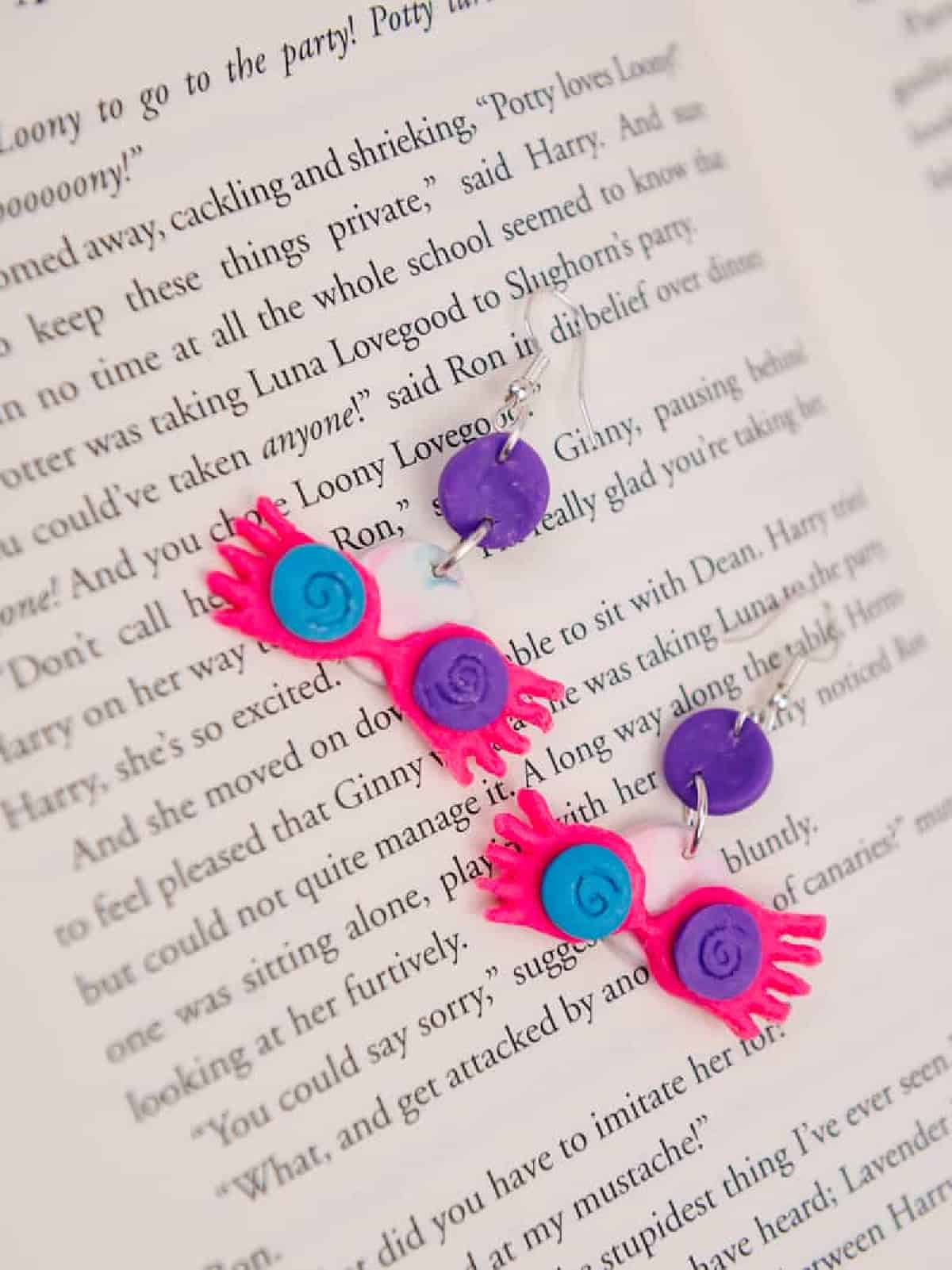 Harry Potter Polymer Clay Earrings
