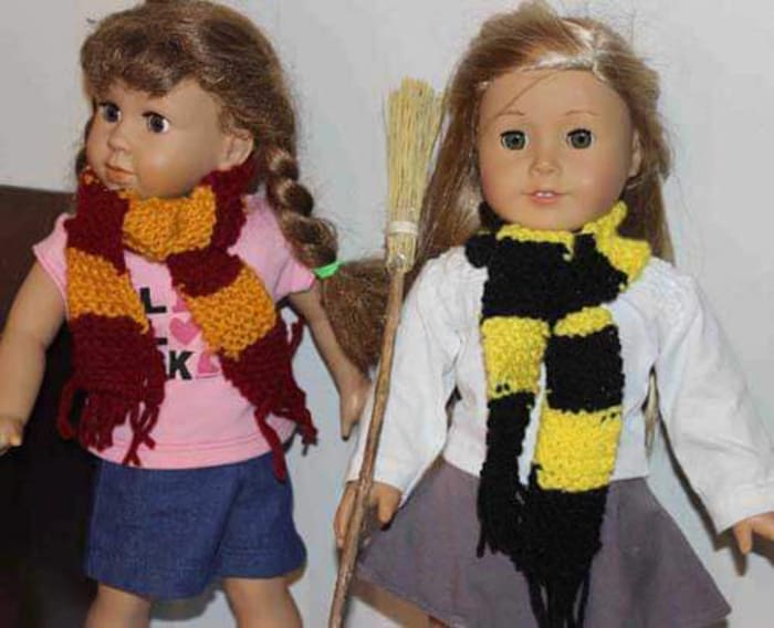 Harry Potter Doll Scarves