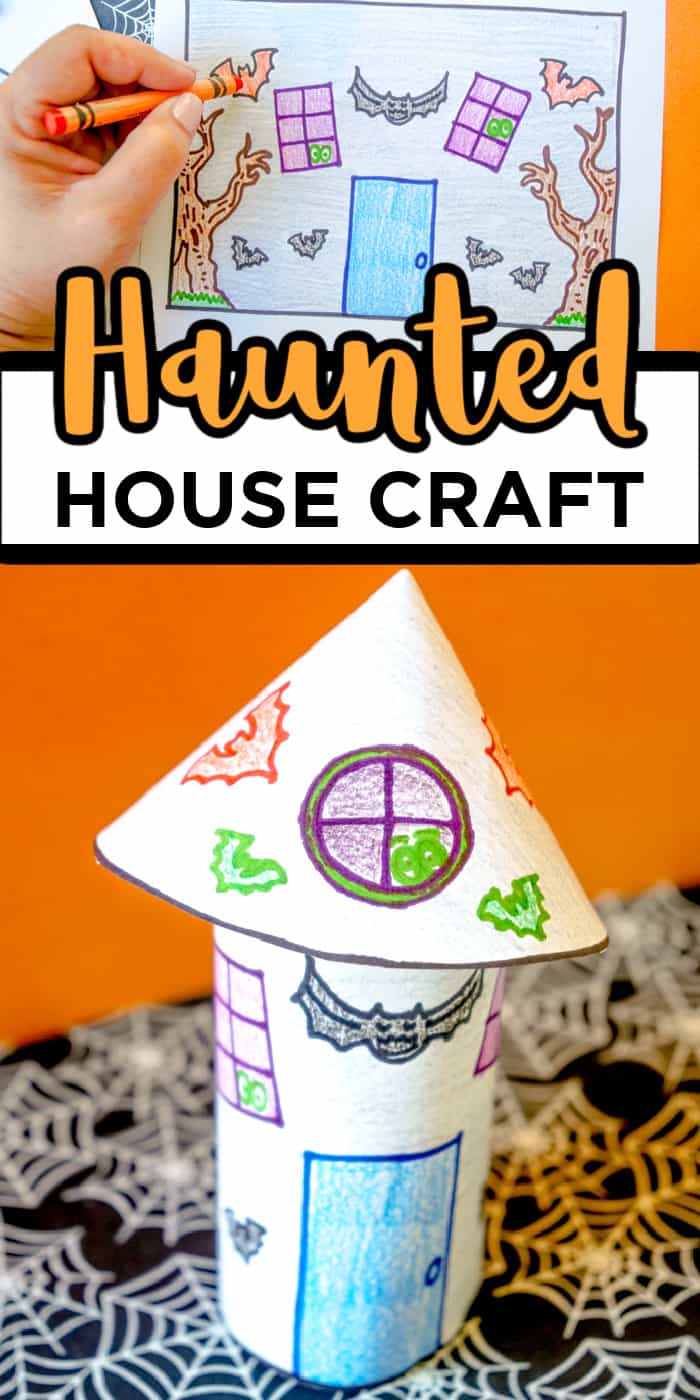 Haunted House Bat Craft