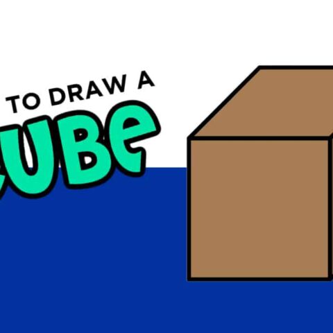 How To Draw A Cube in 3D - Made with HAPPY