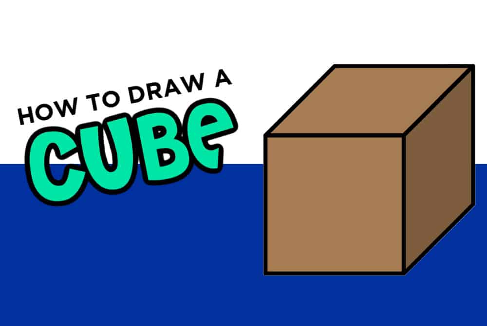 how to draw a cube