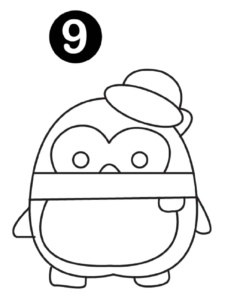 Step 9: You have drawn a penguin.