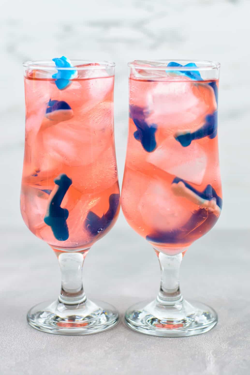 Shark Bite Drink Recipe Made with HAPPY