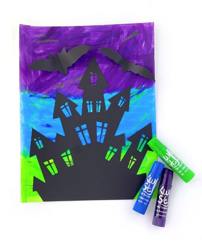 haunted house craft for kids