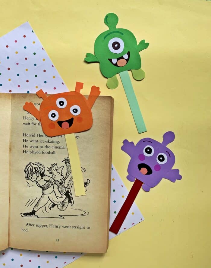 kids halloween bookmark