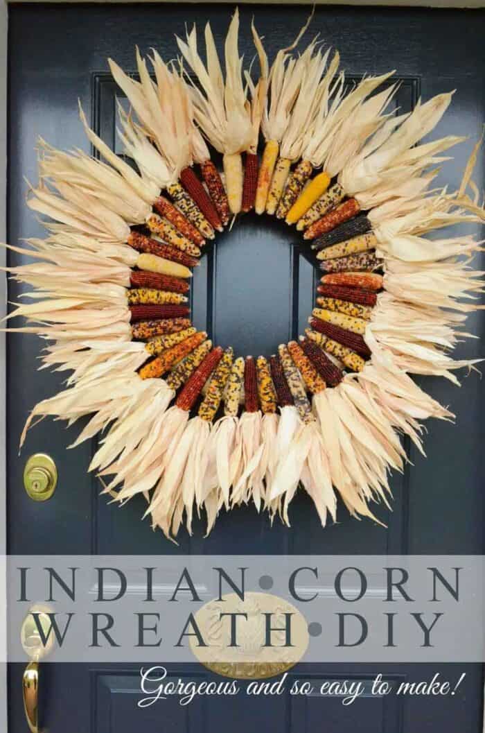 Indian Corn wreath