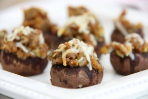 ITALIAN SAUSAGE STUFFED MUSHROOMS