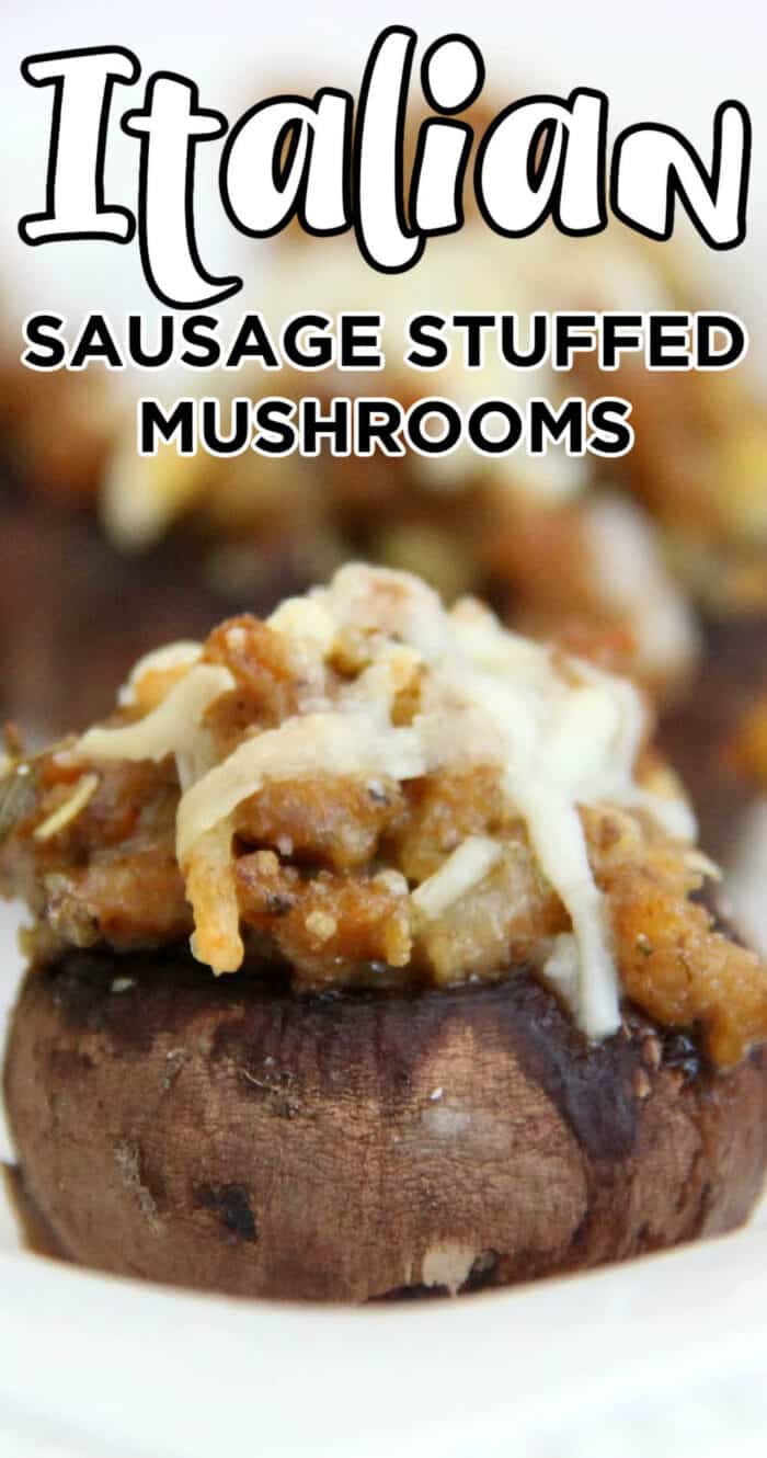italian sausage stuffed mushrooms