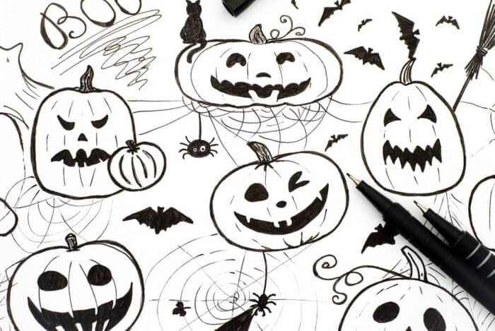 Kids Halloween Coloring Pages