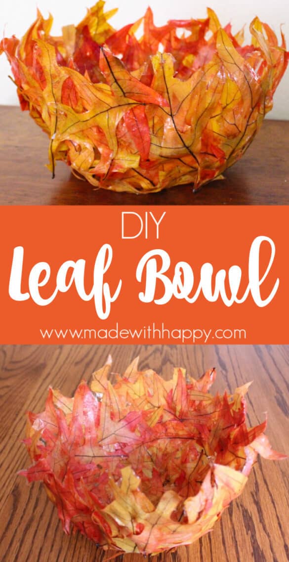 Easy Leaf Bowl DIY - Fabulous Craft Project for the Fall