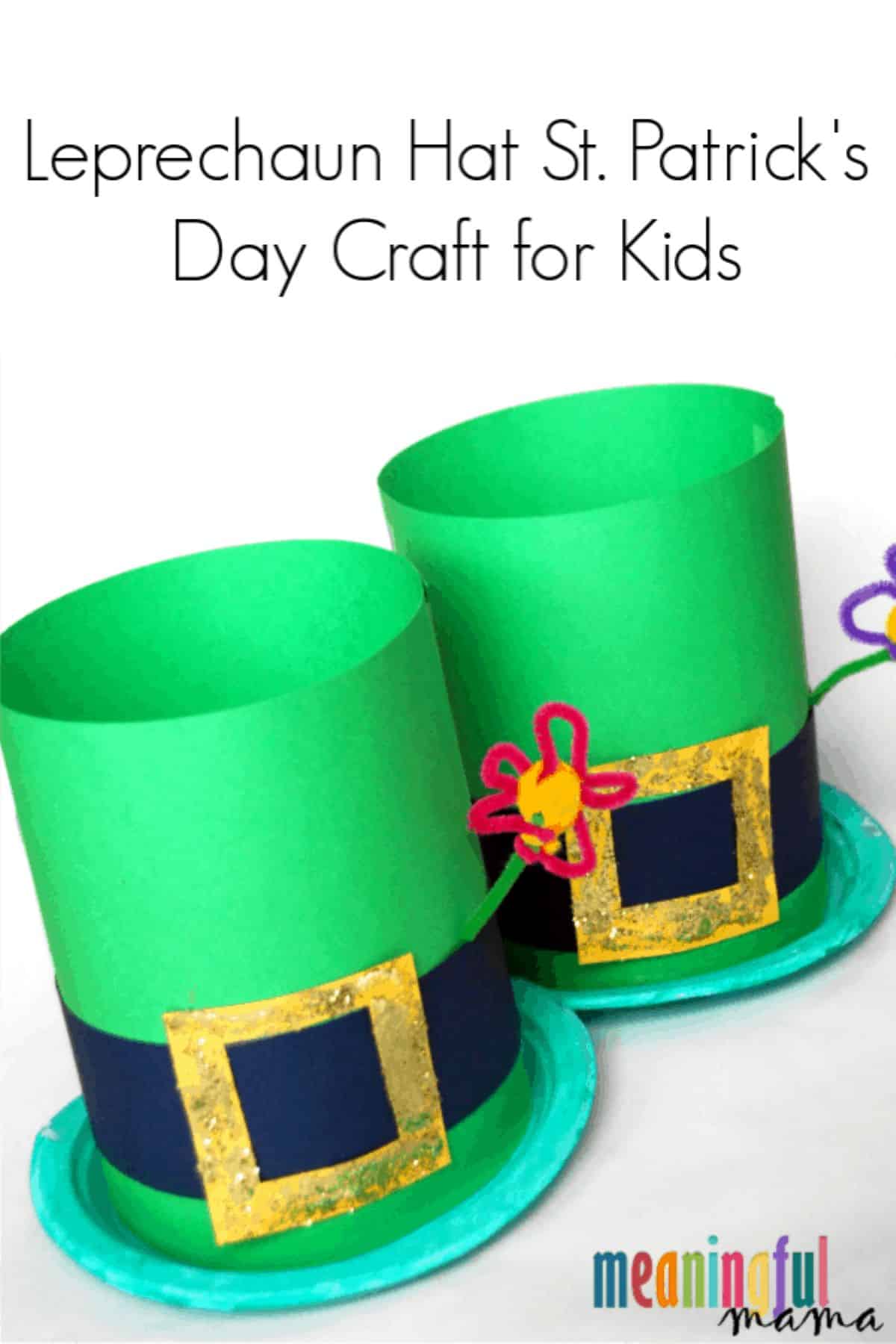 Leprechaun Hat Craft For Kids