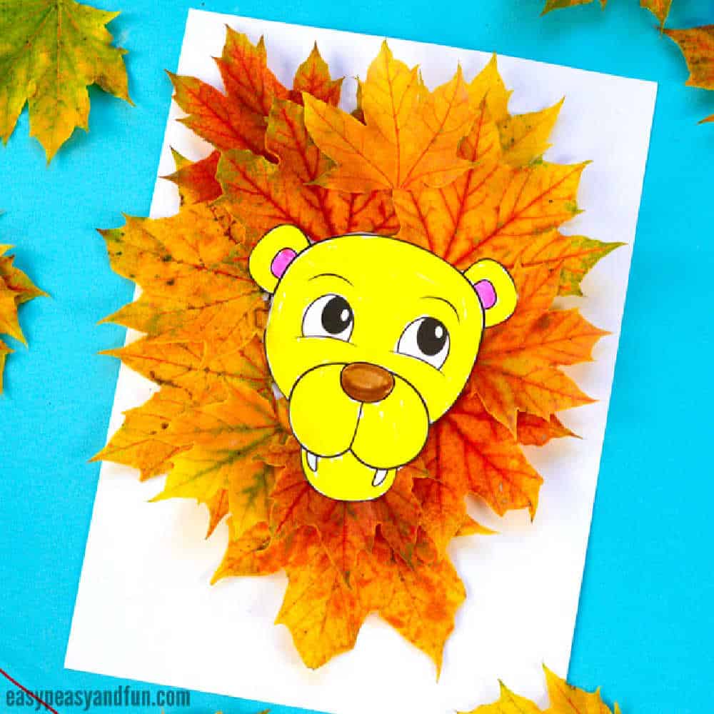 Lion Leaf Craft