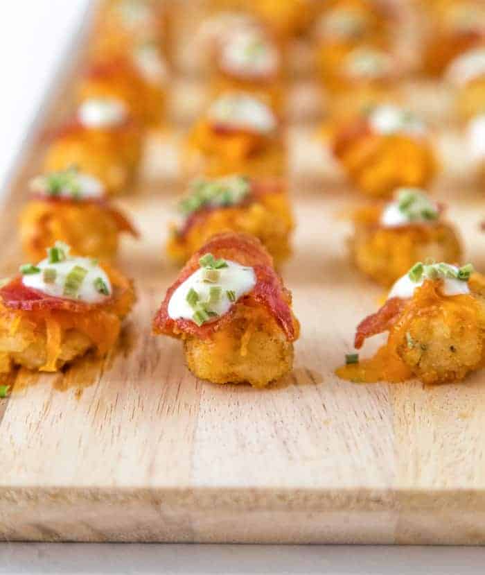 Loaded Tater Tot Bite