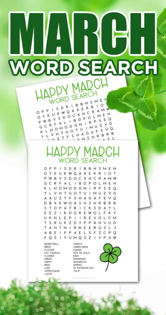 march word search pdf