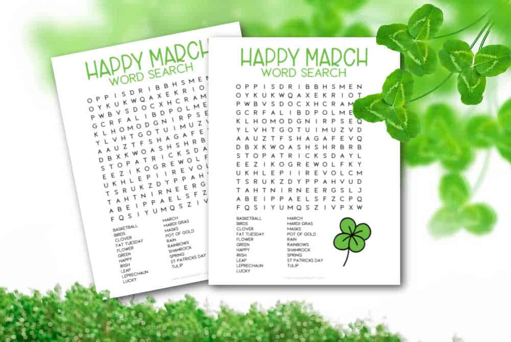 march word search