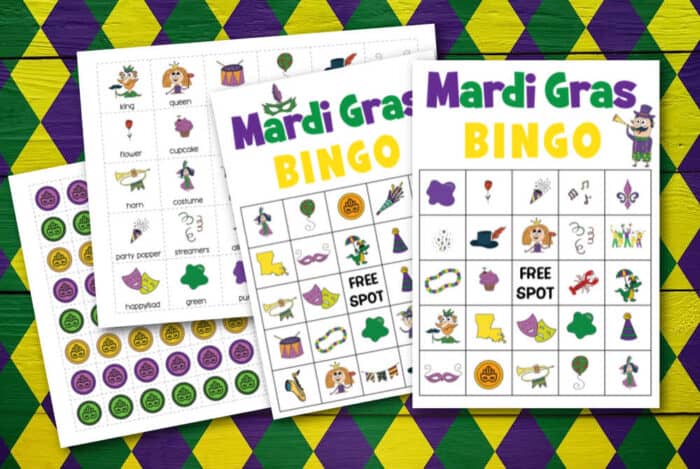 Mardi Gras Bingo