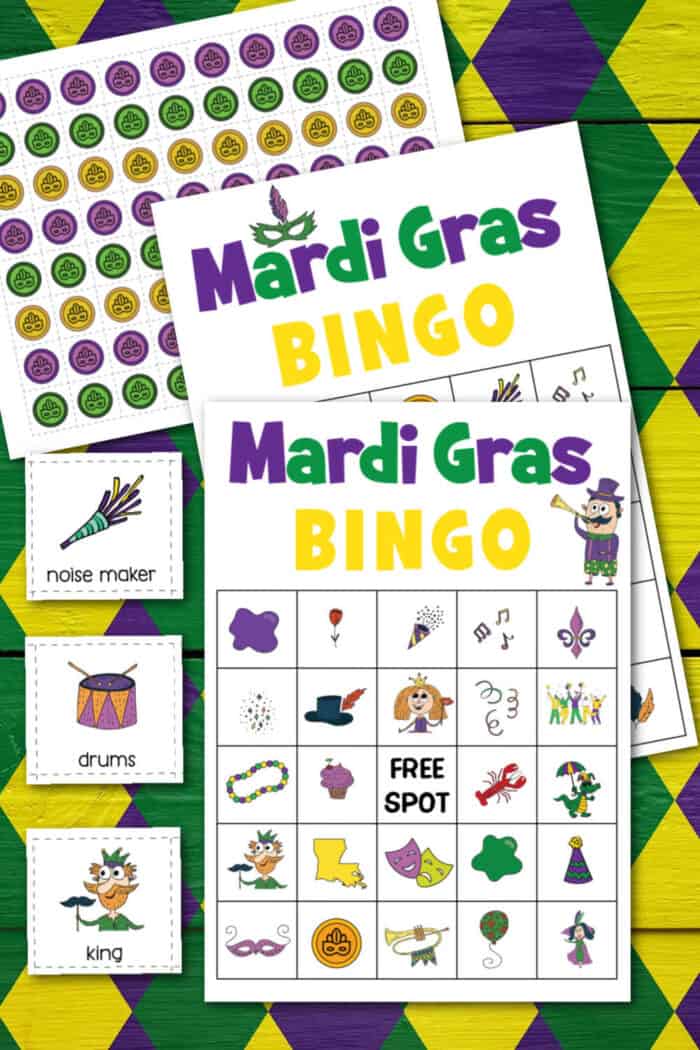 Free Mardi Gras Bingo