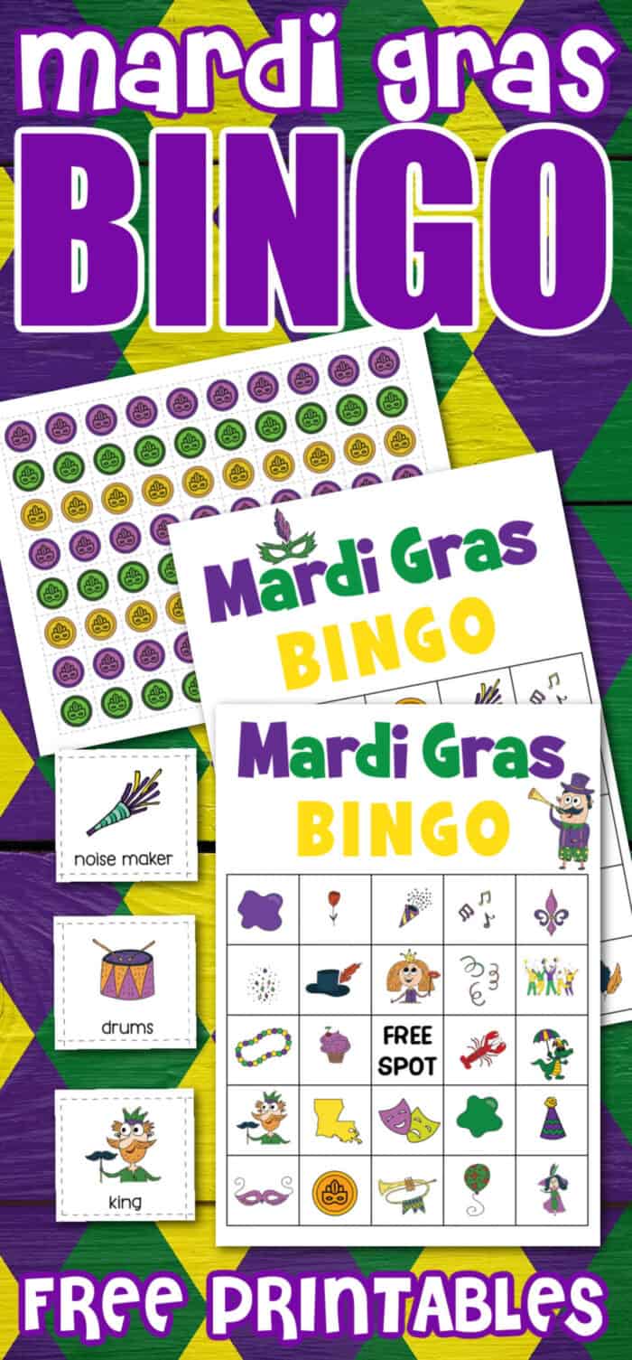 Mardi Gras Bingo Printable
