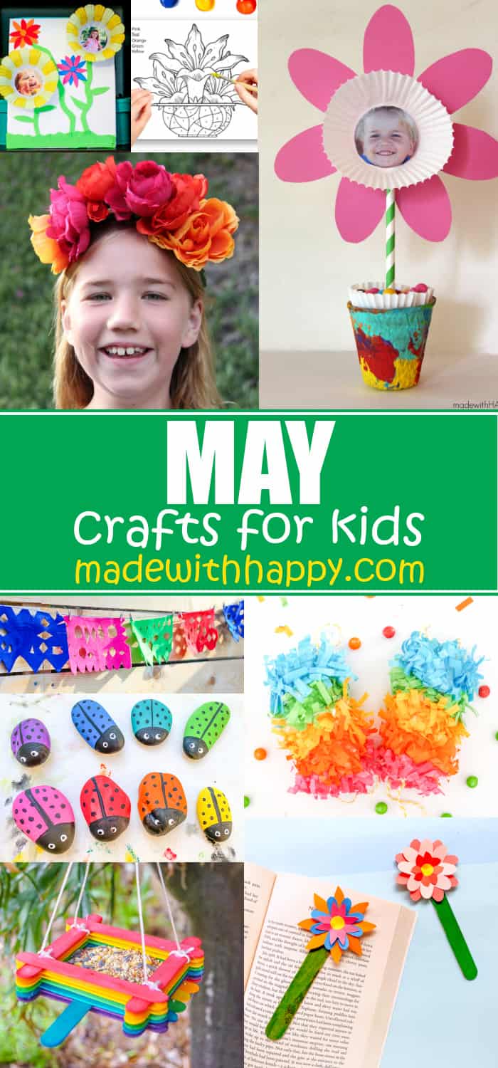 Month of May for Kids Crafts